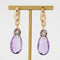 Boucles d'oreilles Boucles d’oreilles améthystes 58 Facettes