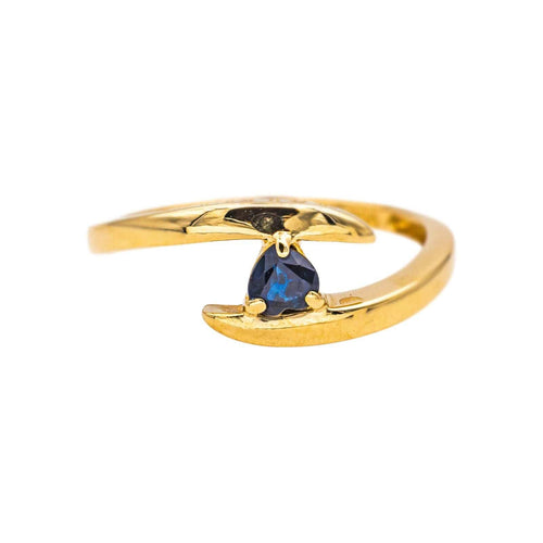 Bague 56 Balmain Bague  Or jaune Saphir 58 Facettes 5004350CN