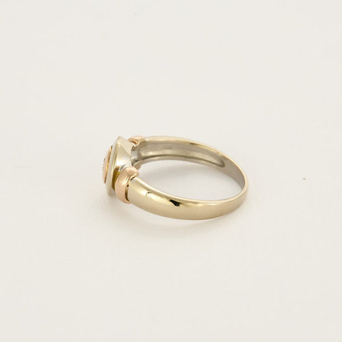Bague 52,5 Bague en or blanc, or rose et diamant 58 Facettes CAL22183