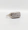 Bague 52 Bague tank art déco or blanc et diamants 58 Facettes A05400