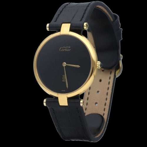 Montre Cartier Montre Must De Cartier Vermeil 58 Facettes MT44875