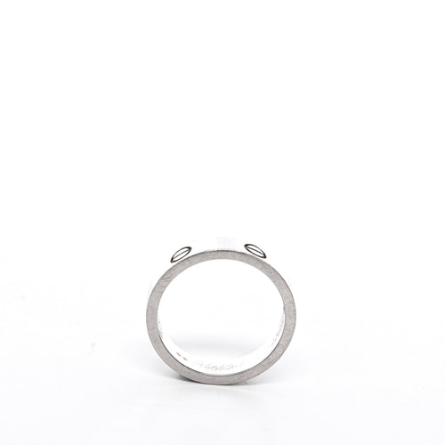 Bague 66 CARTIER - Alliance Love Platine 1 diamant 58 Facettes 93801