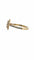 Bague 49 Solitaire en or jaune et diamants avec certificat GIA 58 Facettes