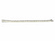 Bracelet CANTURI. Bracelet or balnc 18K et diamants baguettes. 58 Facettes