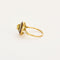 Bague 52 Bague cible art déco rubis diamants et or 58 Facettes