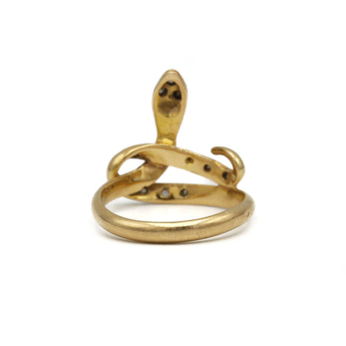 Bague Serpent - Or & Diamants 58 Facettes 250039R
