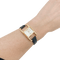 Montre Montre Jaeger-Lecoultre, "Etrier", or rose, cuir noir 58 Facettes 34348