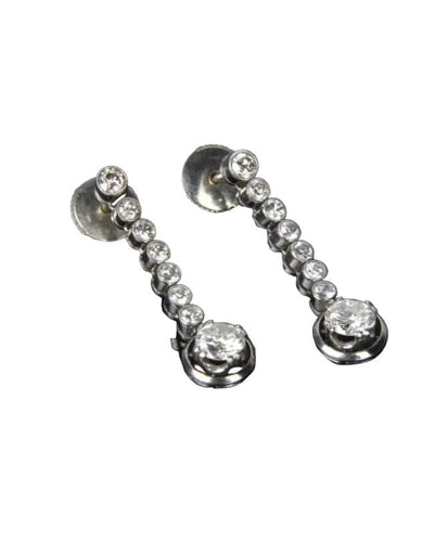 Boucles d'oreilles Pendants d’oreilles or et diamants 58 Facettes