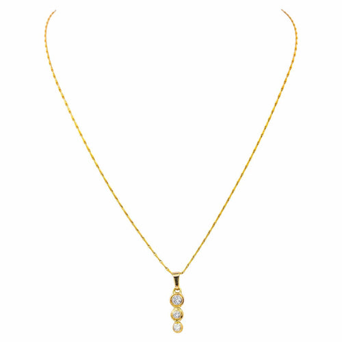 Collier Collier Pendentif Or jaune Diamant 58 Facettes 4286083CN