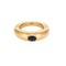 Chaumet Vintage - Bague jonc en or jaune et cabochon de saphir