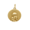 Pendentif AUGIS - Pendentif en or jaune à décor de putti 58 Facettes MONTE0431