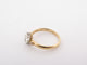 Bague 52 vintage bague solitaire diamant poire 0.79ct t52 brillants en or jaune 18k 58 Facettes 270505