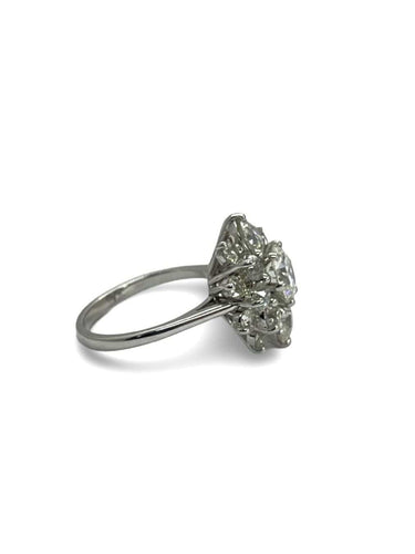 Bague 49 Bague ancienne or et diamants 3,30 ct 58 Facettes 00035401