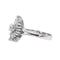 Bague 56 Bague Or blanc Diamant 58 Facettes 3904031CN