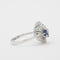 Bague Bague saphirs et diamants 58 Facettes
