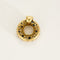 Pendentif Pendentif rond en or jaune, diamants et saphirs 58 Facettes CRE0100X12