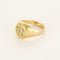 Bague 50 Bague type chevalière en or jaune et diamants 58 Facettes BEA3623