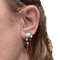 Boucles d'oreilles Boucles d'oreilles Cartier "Délices de Goa" en or rose, améthystes, diamants et turquoises. 58 Facettes 34814
