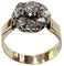 Bague 49 Bague grappe espagnole, XIXe siècle, or jaune, diamant taille ancienne 58 Facettes Q405B