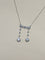 Collier Collier négligé 1920 or blanc 18k et diamants 58 Facettes