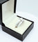 Bague 53 GUY LAROCHE - Bague en céramique blanche et or gris sertie de diamant 58 Facettes