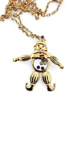 Collier Collier pendentif CHOPARD happy clown en or et pierres précieuses 58 Facettes