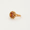 Bague Bague en or jaune et pierre de synthèse orange 58 Facettes 240179