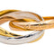 Bague 54 Cartier Bague Trinity Or rose, Or jaune, Or blanc 58 Facettes 4952744RV