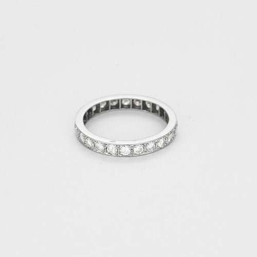 Bague 54 Alliances Platine 58 Facettes DRE1831