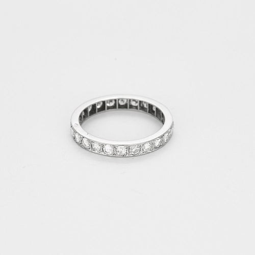 Bague 54 Alliances Platine 58 Facettes DRE1831