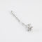 Boucles d'oreilles Pendants d'oreilles, or blanc et diamants 58 Facettes