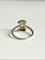 Bague 57 Bague ancienne or jaune émeraude 58 Facettes