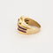 Bague 52.5 Bague en Or jaune & blanc 18k Diamant 58 Facettes CAS01452