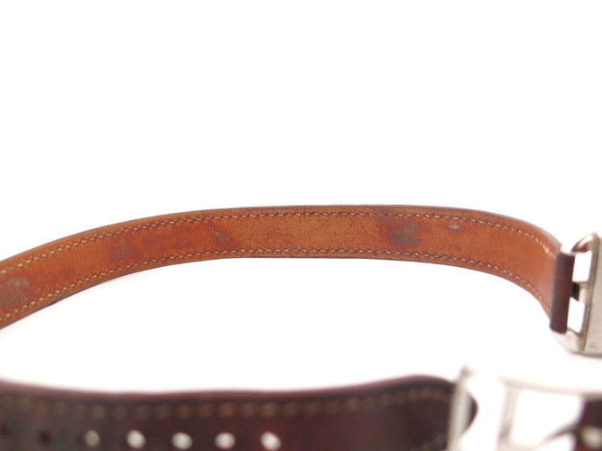 Montre montre HERMES cape cod pm cc1.210 23 mm double tour quartz acier + ecrin 58 Facettes 272560
