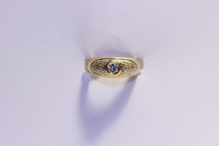 Bague 52 Bague Or jaune Diamants 58 Facettes