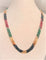 Collier COLLIER 3 RANGS SAPHIRS EMERAUDES SPINELLES ROUGES 58 Facettes C 76  (1/3)