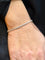 Bracelet Bracelet rivière de diamants , or blanc 18 carats 58 Facettes