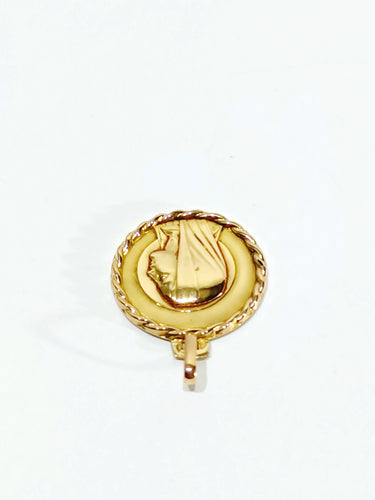 Pendentif Médaille Vierge en or rose 58 Facettes
