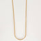 Collier Chaîne or jaune maille forçat 58 Facettes LP918