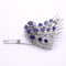 Broche BROCHE HIPPIAS or blanc diamants saphirs 1960 58 Facettes BC2411SA