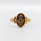 Bague 52.5 Bague art nouveau or rose fleur, saphir et diamants 58 Facettes A05529