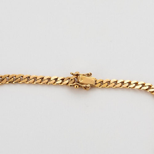 Collier Chaine maille gourmette or jaune 58 Facettes CLA0351