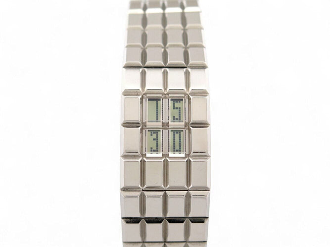 Montre montre CHANEL chocolat 24mm acier palladie digital quartz  lady 58 Facettes 271266