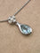 Pendentif Pendentif aigue-marine vintage en or blanc 58 Facettes
