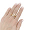 Bague 58 Bague Cartier, "Ellipse Deux Têtes Croisées", or jaune, diamants. 58 Facettes 35041