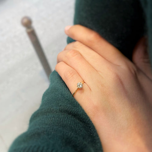 Bague 49 Solitaire - Or & diamant 58 Facettes 220249R