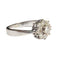 Bague 54 Bague design contemporain du XXème siècle en or avec diamants 58 Facettes Q86B
