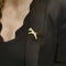 Broche Broche Vintage "Chien" or jaune. 58 Facettes 35111