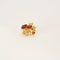 Broche Broche Abeille or jaune rubis 58 Facettes LP923