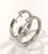 Boucles d'oreilles Créoles Mauboussin or blanc et diamants 58 Facettes
